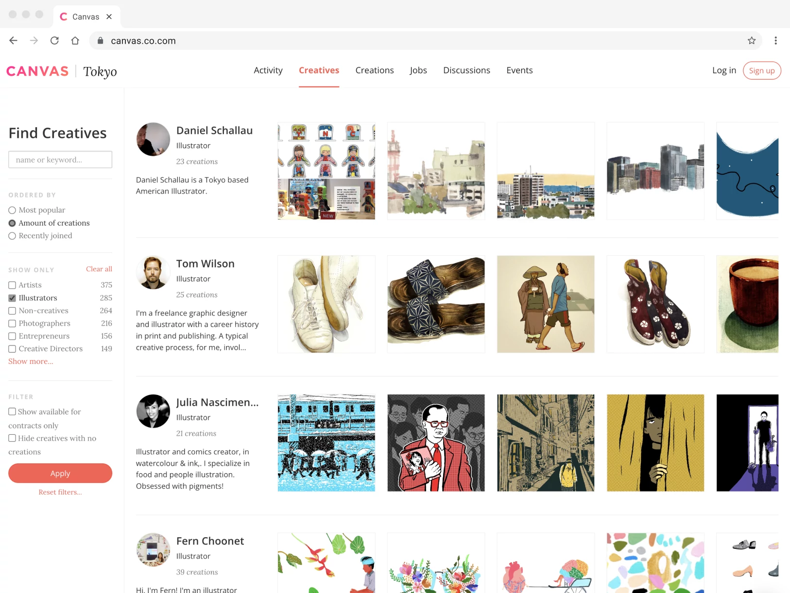 canvas-creative-list