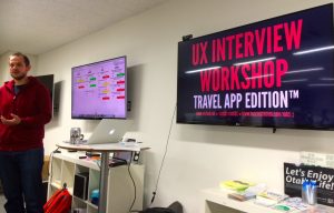 Mark’s UX interview workshop at UX talk Tokyo #15