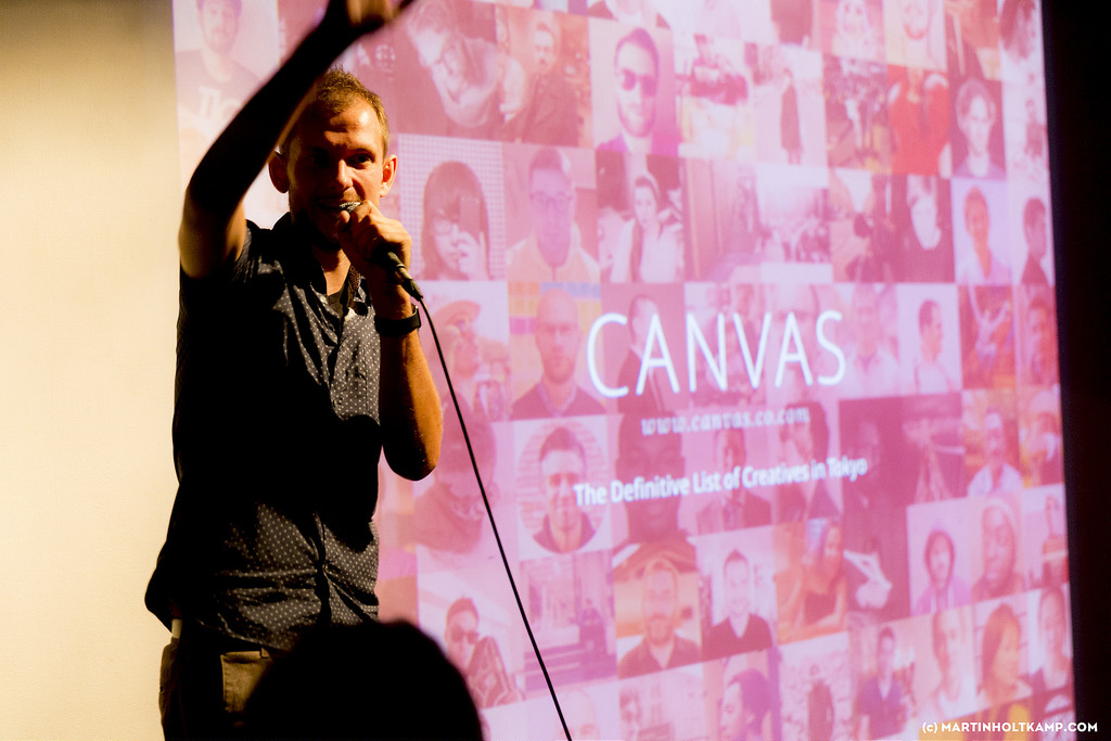 Presenting Canvas at Pechakucha Tokyo Vol. 128