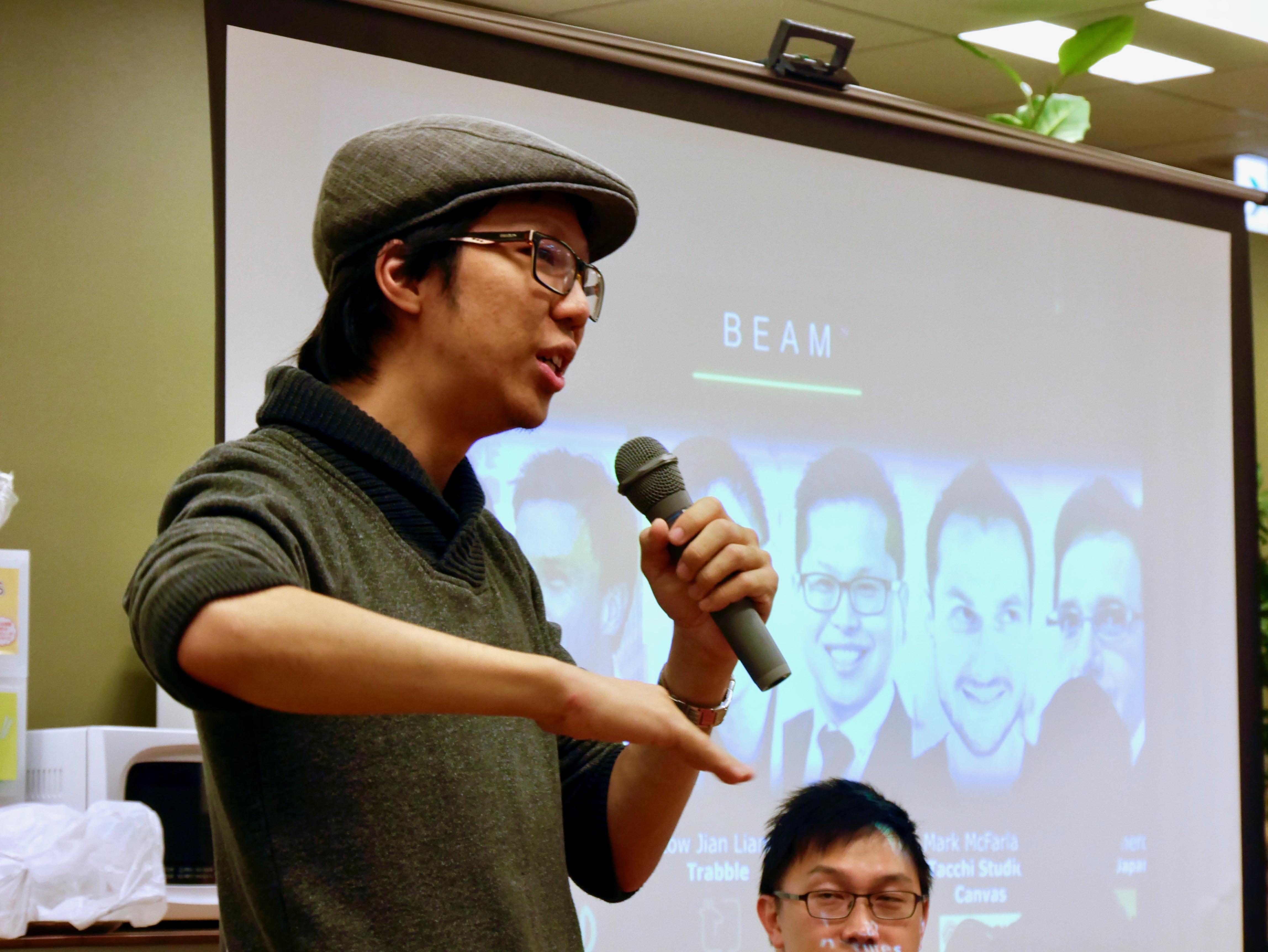 A panel discussion about entrepreneurship at BEAM Tokyo event