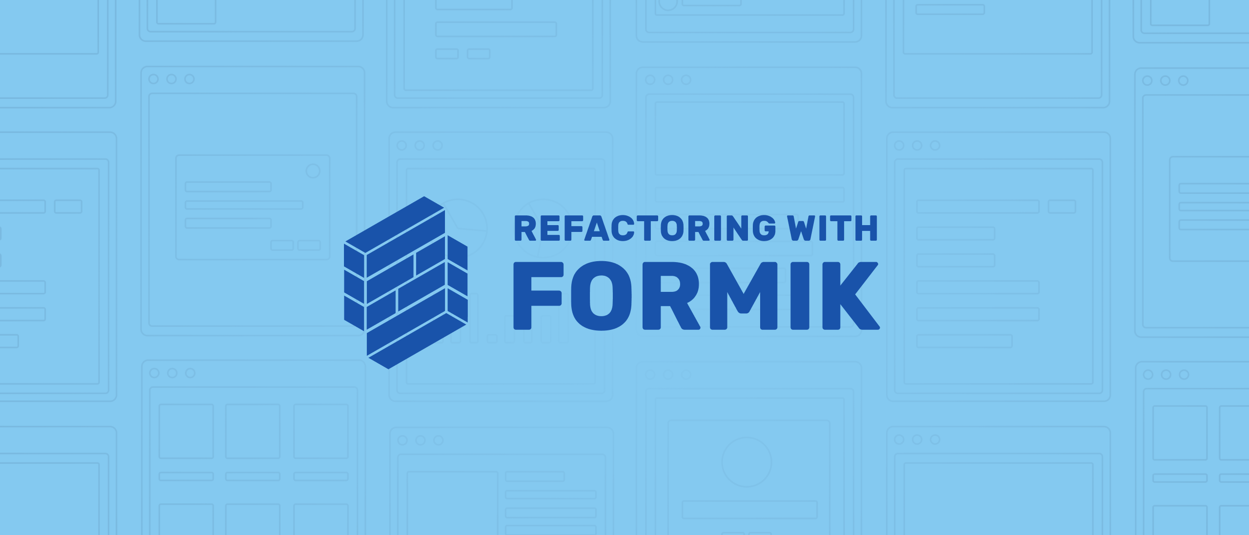 FormikでよりよいReactのフォームを構築する